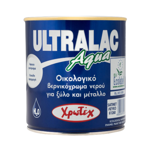 Ultralac aqua   Oικολογικό αλκυδικό βερνικόχρωμα (ριπολίνη) νερού οικοδομών