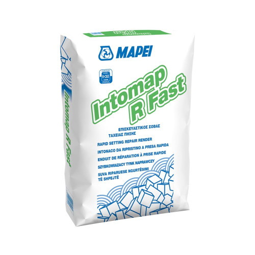 Intomap R Fast 25kg - Eπισκευαστικός σοβάς ταχείας πήξης