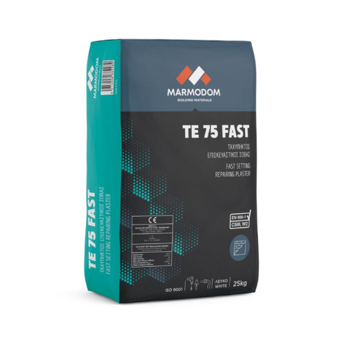 TE 75 FAST 25kg - Ταχύπηκτος επισκευαστικός σοβάς
