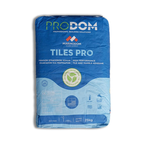 Tiles Pro 25kg (C2TE) - κόλλα πλακιδίων